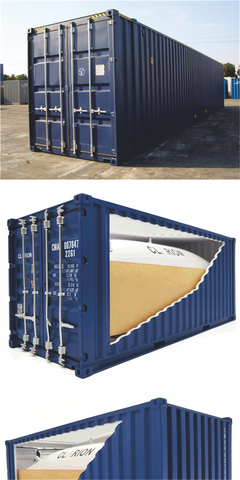 海艺坊航运液袋集装箱模型 CL RION液袋与移动厕所的精细再现